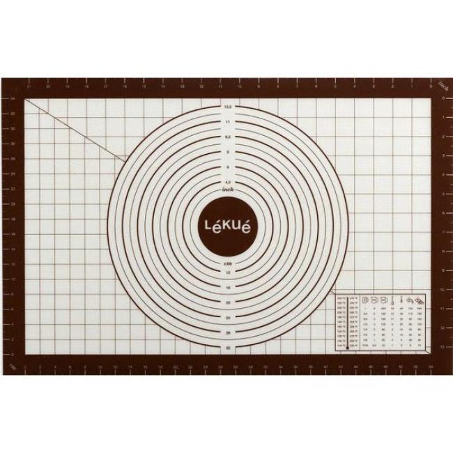 Tapis p&acirc;tissier anti adh&eacute;sif avec mesures 60x40 cm